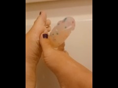 Dildo tease - Screenshot 2 of 16 - Feet