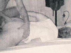 Punching hard in the pussy of the milf wife who loves to be treated like a bitch