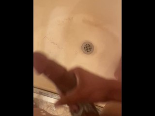 POV Masturbating my Redbone in the Shower