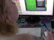 Preview 4 of Home Teen Slut Gets Fucked While Playing Video Games