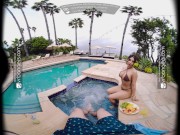 Preview 1 of VR Bangers Tru Kait and your big dick outdoors fuck in VR