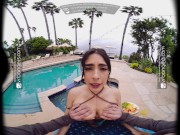 Preview 3 of VR Bangers Tru Kait and your big dick outdoors fuck in VR