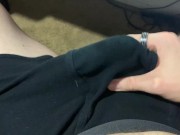 Preview 1 of PRE CUM SPRAYS OUT OF MY BOXERS