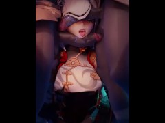 Shenhe gets gangbanged by Hilichurls POV NTR Cuckold Creampied Genshin Impact Girl ALL Scenes HD