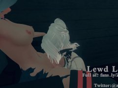 Blowjob to my friend in VR (preview)