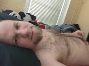 Preview 6 of Hairy White Bear Cub Jerks Off Until He Cums (Gay in the 757)