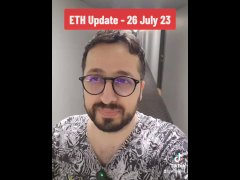 Ethereum price update 26 July 2023 with stepsister