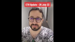 Ethereum price update 26 July 2023 with stepsister