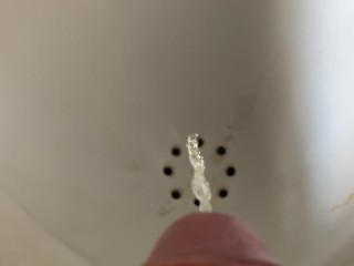 Male Urinal Cock View