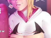 Preview 2 of [Hentai JOI] Spider Gwen Sex Journey Through the Worlds! [JOI Game] [Edging] [Anal] [Countdown]