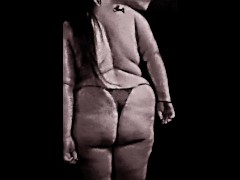Goth BBW Showing Off Her Juicy Body