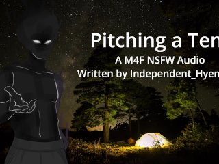 solo, camping, trying to be quiet, audio