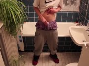 Preview 6 of Young guy peeing himself