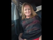 Preview 2 of Hottest MILF Ever - Walmart Curbside Pickup almost caught