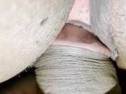 Preview 2 of THICK FAT ASS wife ends with CREAMPIE!!!