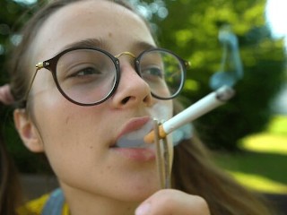 NERDY Glasses SMOKING for the FIRST TIME