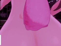 Anime VTuber Girl Fucks Herself With Triple Toy Play