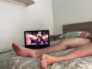 huge feet, hardcore, loud male moaning, sticky