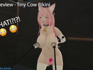 pov, milking, cow bikini, milking tits