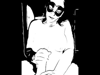 мастурбирует от милфы