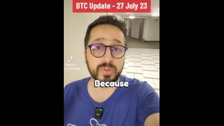 Обновление цены биткоина 27 июля 2023 г. со сводной сестрой