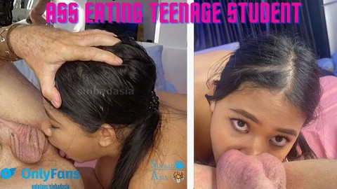 THAI TEEN STUDENT EATS ASS