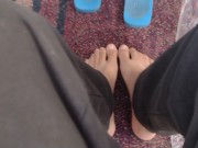 Preview 6 of Touching my feet barento the floor