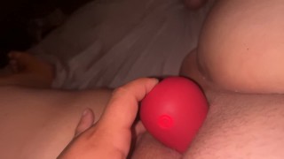 Slut loves to squirt on this toy