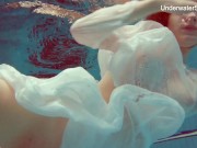 Preview 4 of Sexy Russian chick pool swim session naked