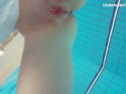Preview 5 of Sexy Russian chick pool swim session naked