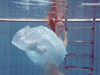 SexyRussian Chick Pool Swim Session_Naked