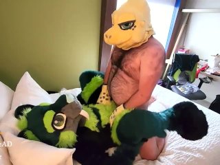 roleplay, bisexual male, furry, fursuit sex