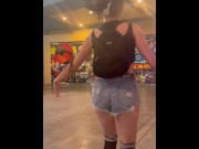 Preview 3 of COLLEGE GIRL FLASHING IN THE SHOPPING MALL