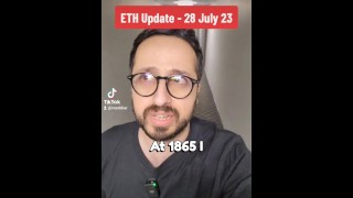 Ethereum price update 28th July 2023 with stepsister