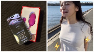 During A Date I Couldn't Resist Inserting A Remote Vibrator And Ejaculating Inside My Girlfriend