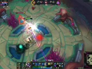 ASIAN MEXICAN INTERRACIAL ARENA 2v2v2v2 LEAGUE OF LEGENDS GAMEPLAY