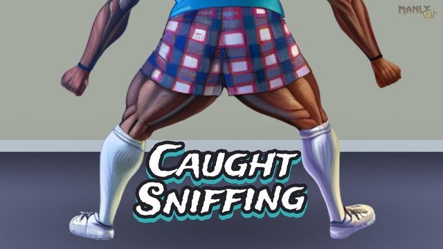 STEP GAY DAD - CAUGHT SNIFFING! - GETTING CAUGHT ENDED UP IN A HAPPY ENDING WHEN DADDY JERKED ME