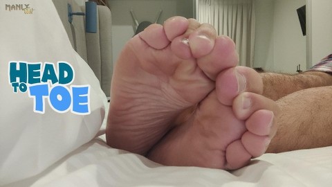 STEP GAY DAD - HEAD TO TOE - HOW FAR WOULD YOU GO IF YOU SHARE A BED WITH YOUR STEP FATHERS FEET