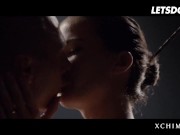 Lauren Crist Oiled Up, Fingered And Fucked To Orgasm - LETSDOEIT