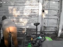 Love painting with no pants on,giving the opportunity for u all to watch,enjoy!!