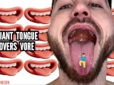 Giant tongue lovers vore