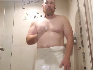 69, solo male, shower, blowjob