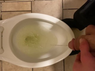 Quick Piss in a Public Restroom