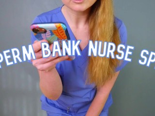 Femdom Naughty Nurse Humiliation and Cum Eating Instructions JOI Sperm Bank