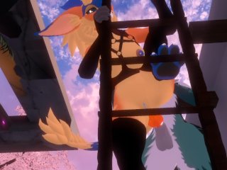 fursuit, ass fuck, cosplay, vrchat femboy