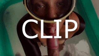 CLIP BLOWJOB WITH DIVING MASK