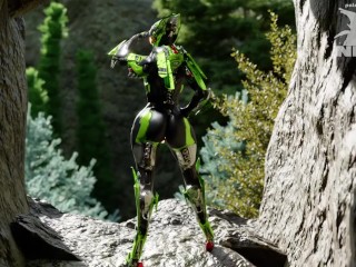 Anthem Interceptor Gets Distracted while out on Patrol. WIP Animation