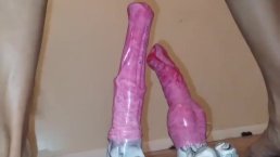 双填充马假阳具和狗假阳具