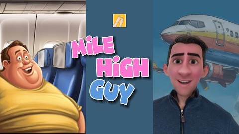 STEP GAY DAD - MILE HIGH GUY- FLYING CAN BE FUN WHEN YOU THROW AWAY YOUR SHYNESS & BE NAUGHTY ✈️