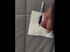 Sharpie inserted - Screenshot 16 of 16 - Cock Sounding